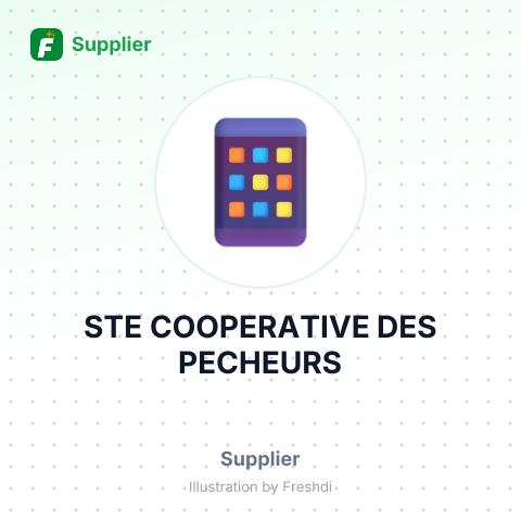 STE COOPERATIVE DES PECHEURS – summary card, no photo uploaded yet