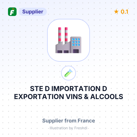 STE D IMPORTATION D EXPORTATION VINS & ALCOOLS – summary card, no photo uploaded yet