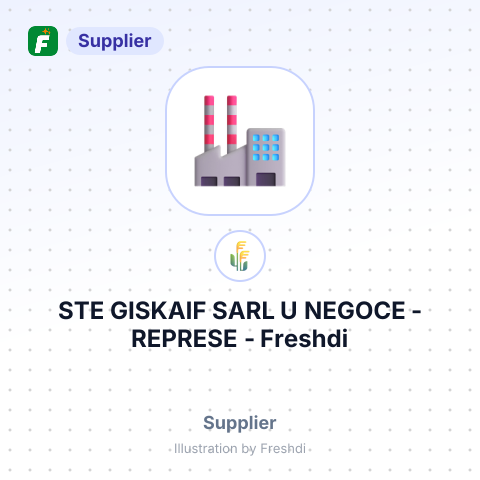 STE GISKAIF SARL U NEGOCE - REPRESE – summary card, no photo uploaded yet