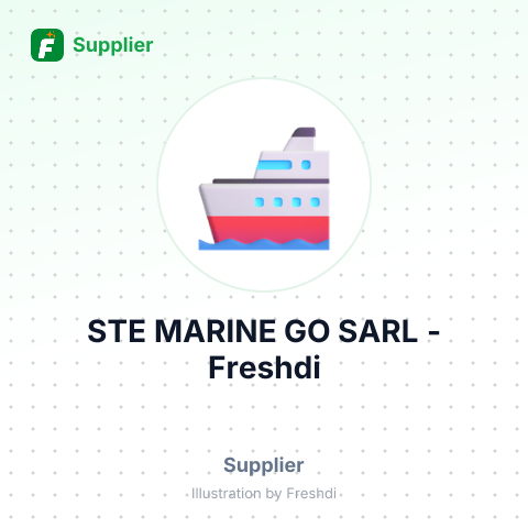 STE MARINE GO SARL – summary card, no photo uploaded yet