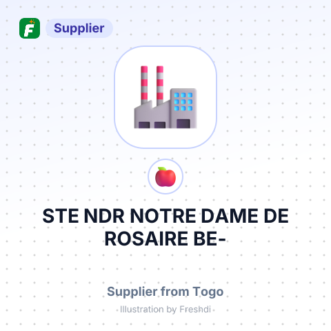 STE NDR NOTRE DAME DE ROSAIRE BE- – summary card, no photo uploaded yet