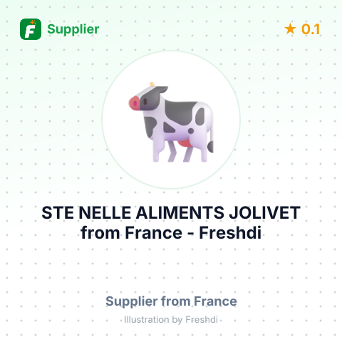 STE NELLE ALIMENTS JOLIVET – summary card, no photo uploaded yet