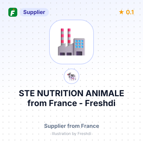 STE NUTRITION ANIMALE – summary card, no photo uploaded yet