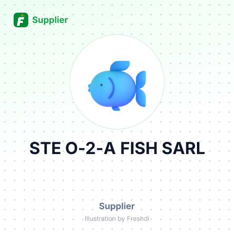 STE O-2-A FISH SARL – summary card, no photo uploaded yet
