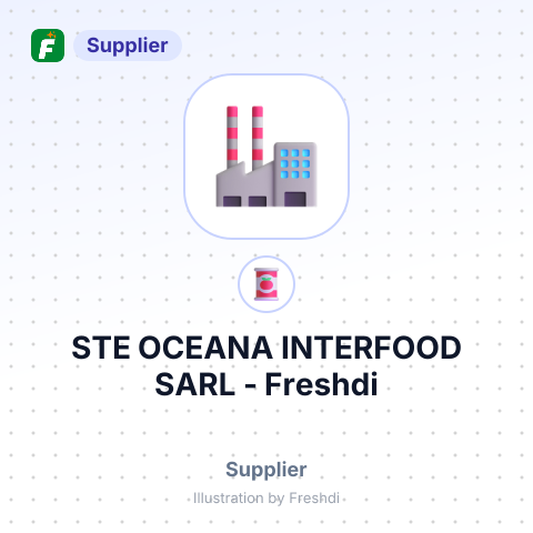 STE OCEANA INTERFOOD SARL – summary card, no photo uploaded yet
