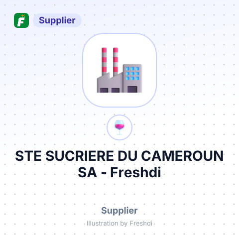 STE SUCRIERE DU CAMEROUN SA – summary card, no photo uploaded yet