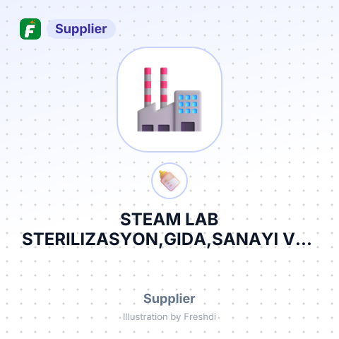 STEAM LAB STERILIZASYON,GIDA,SANAYI VE – summary card, no photo uploaded yet