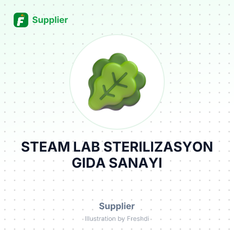 STEAM LAB STERILIZASYON GIDA SANAYI – summary card, no photo uploaded yet