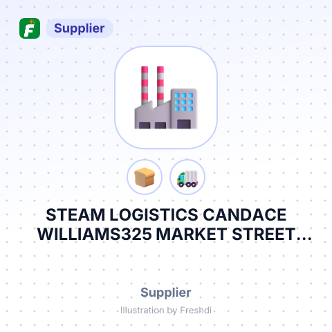 STEAM LOGISTICS CANDACE WILLIAMS325 MARKET STREET SUITE – summary card, no photo uploaded yet