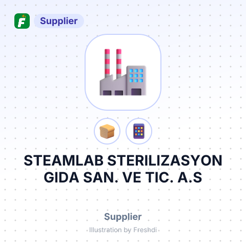 STEAMLAB STERILIZASYON GIDA SAN. VE TIC. A.S – summary card, no photo uploaded yet