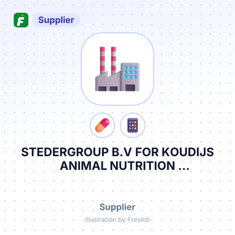 STEDERGROUP B.V FOR KOUDIJS ANIMAL NUTRITION B.VRUBENSTRAAT – summary card, no photo uploaded yet