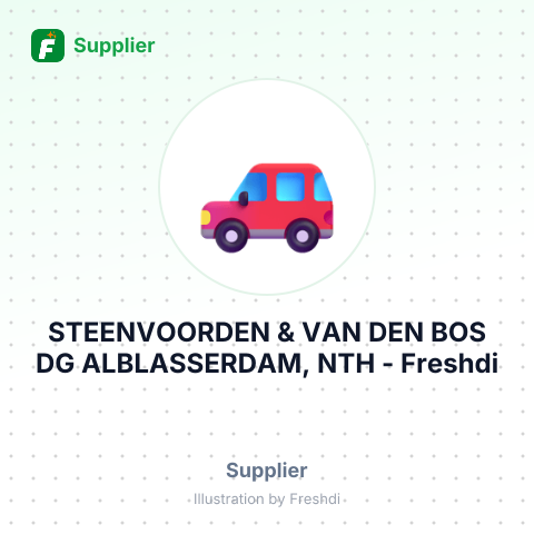 STEENVOORDEN & VAN DEN BOS DG ALBLASSERDAM, NTH – summary card, no photo uploaded yet