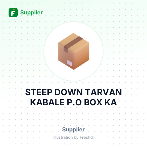 STEEP DOWN TARVAN KABALE P.O BOX KA – summary card, no photo uploaded yet