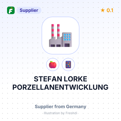 STEFAN LORKE PORZELLANENTWICKLUNG – summary card, no photo uploaded yet