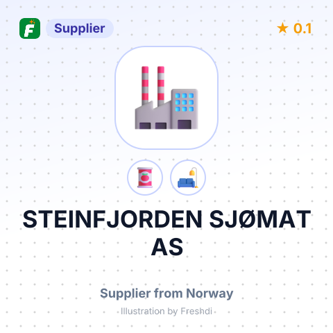 STEINFJORDEN SJØMAT AS – summary card, no photo uploaded yet