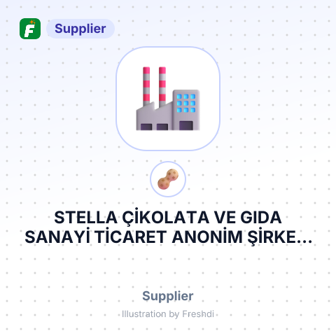 STELLA ÇİKOLATA VE GIDA SANAYİ TİCARET ANONİM ŞİRKETİ – summary card, no photo uploaded yet