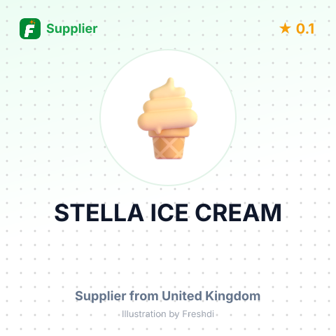 STELLA ICE CREAM – summary card, no photo uploaded yet
