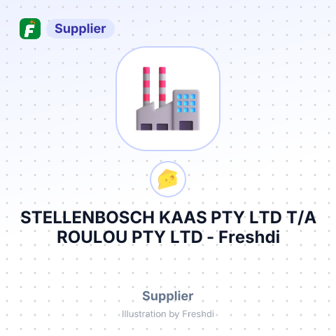 STELLENBOSCH KAAS PTY LTD T/A ROULOU PTY LTD – summary card, no photo uploaded yet