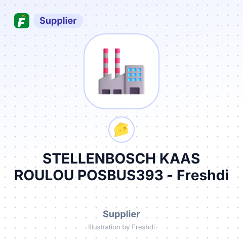 STELLENBOSCH KAAS ROULOU POSBUS393 – summary card, no photo uploaded yet