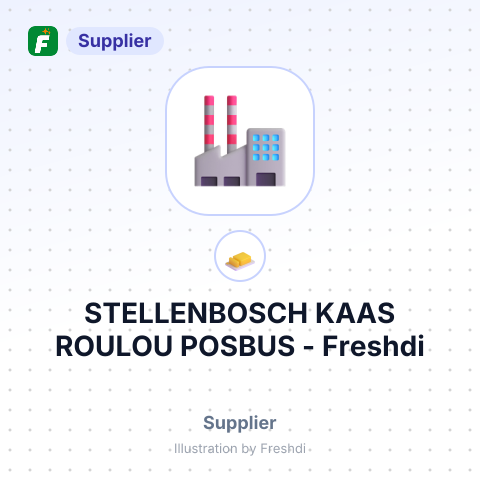 STELLENBOSCH KAAS ROULOU POSBUS – summary card, no photo uploaded yet