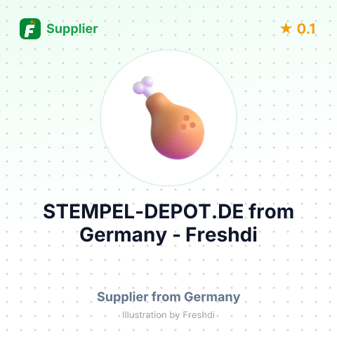 STEMPEL-DEPOT.DE – summary card, no photo uploaded yet