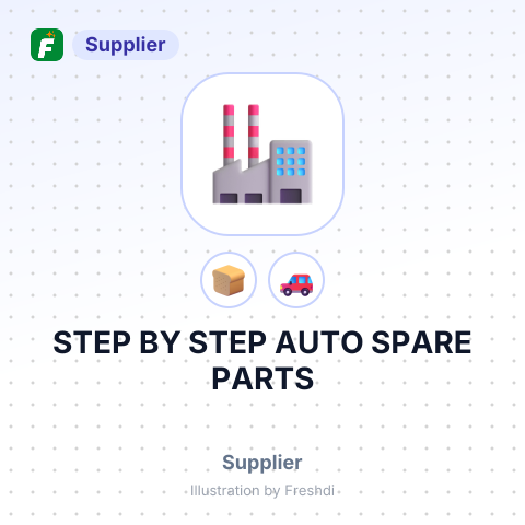 STEP BY STEP AUTO SPARE PARTS – summary card, no photo uploaded yet