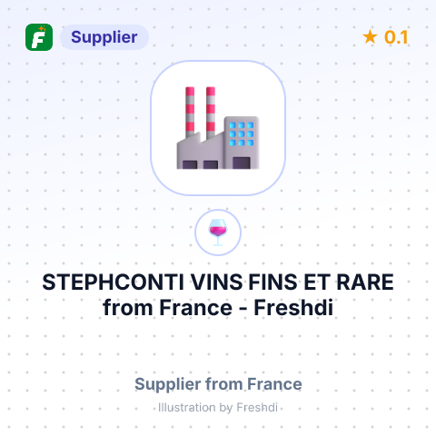 STEPHCONTI VINS FINS ET RARE – summary card, no photo uploaded yet