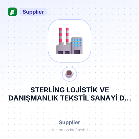 STERLİNG LOJİSTİK VE DANIŞMANLIK TEKSTİL SANAYİ DIŞ TİCARET LİMİTED ŞİRKETİ – summary card, no photo uploaded yet