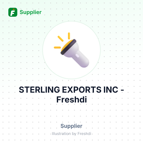 STERLING EXPORTS INC – summary card, no photo uploaded yet