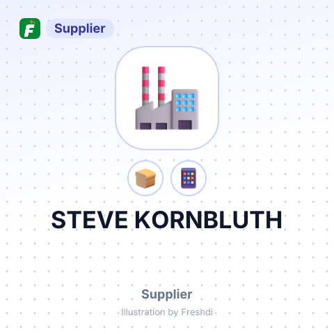 STEVE KORNBLUTH – summary card, no photo uploaded yet