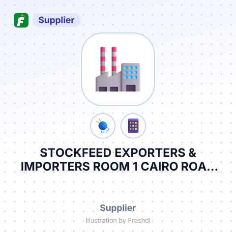 STOCKFEED EXPORTERS & IMPORTERS ROOM 1 CAIRO ROAD LUSAKA,ZAMBIA – summary card, no photo uploaded yet