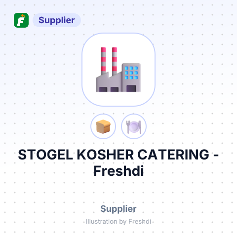 STOGEL KOSHER CATERING – summary card, no photo uploaded yet