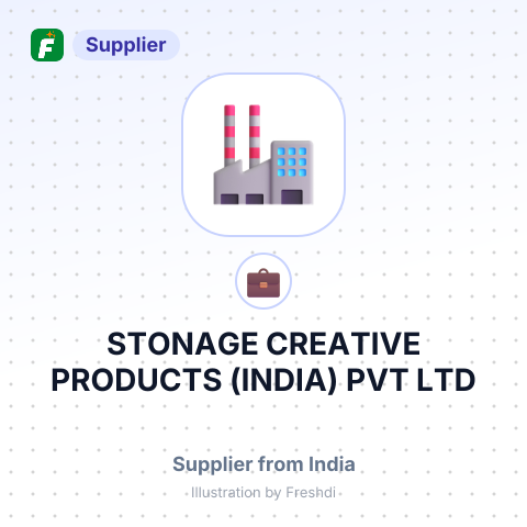 STONAGE CREATIVE PRODUCTS (INDIA) PVT LTD – summary card, no photo uploaded yet