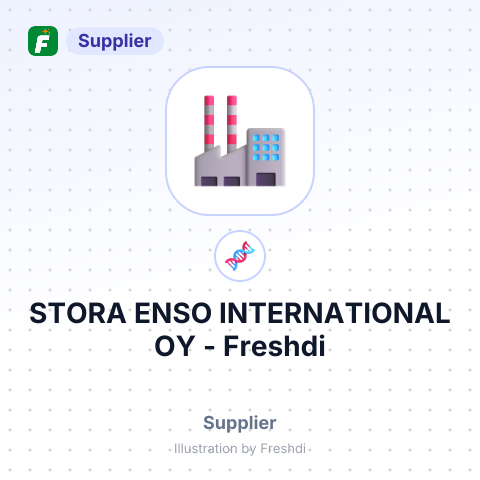 STORA ENSO INTERNATIONAL ОY – summary card, no photo uploaded yet