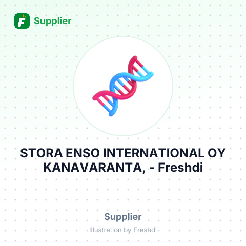 STORA ENSO INTERNATIONAL OY KANAVARANTA, – summary card, no photo uploaded yet