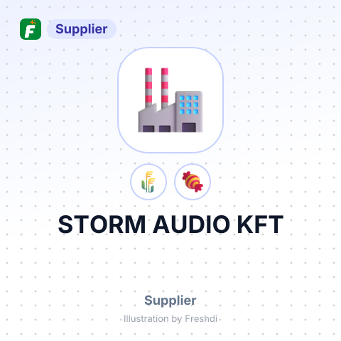 STORM AUDIO KFT – summary card, no photo uploaded yet