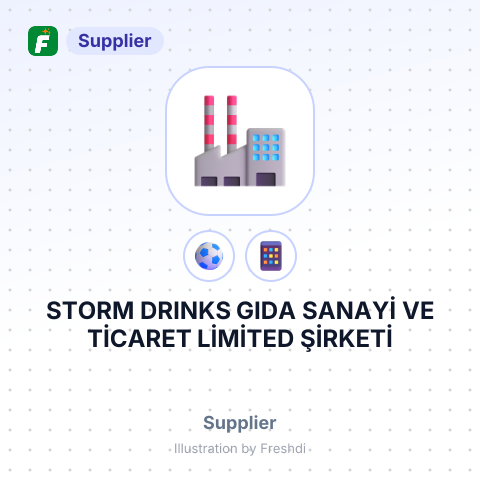 STORM DRINKS GIDA SANAYİ VE TİCARET LİMİTED ŞİRKETİ – summary card, no photo uploaded yet