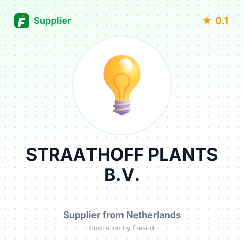 STRAATHOFF PLANTS B.V. – summary card, no photo uploaded yet