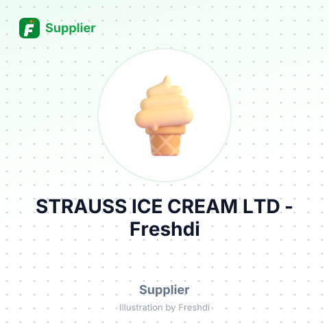 STRAUSS ICE CREAM LTD – summary card, no photo uploaded yet