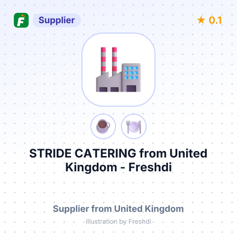 STRIDE CATERING – summary card, no photo uploaded yet