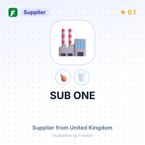 SUB ONE – summary card, no photo uploaded yet