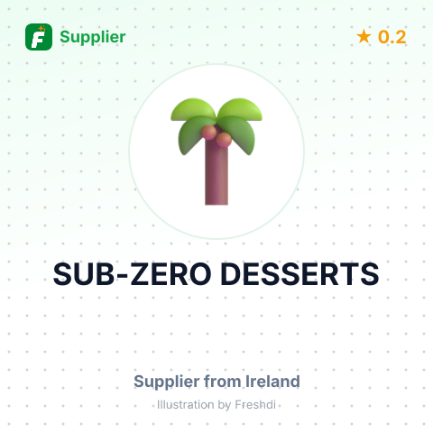 SUB-ZERO DESSERTS – summary card, no photo uploaded yet