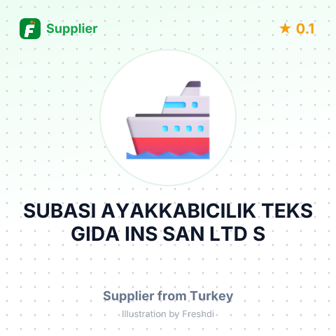 SUBASI AYAKKABICILIK TEKS GIDA INS SAN LTD S – summary card, no photo uploaded yet
