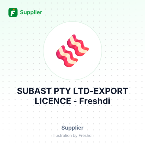 SUBAST PTY LTD-EXPORT LICENCE – summary card, no photo uploaded yet