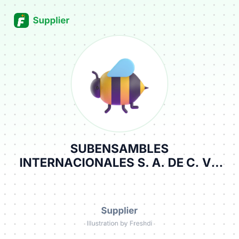 SUBENSAMBLES INTERNACIONALES S. A. DE C. V – summary card, no photo uploaded yet
