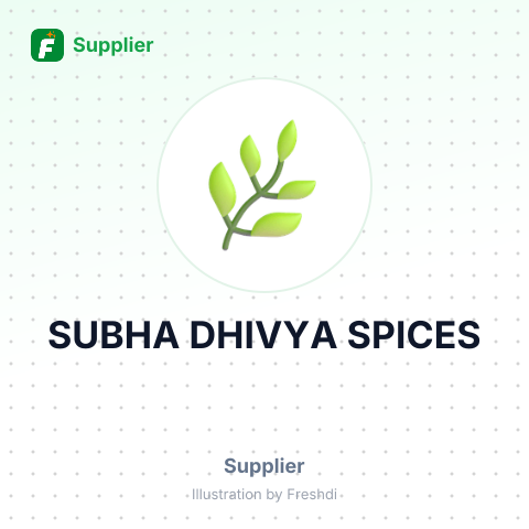 SUBHA DHIVYA SPICES – summary card, no photo uploaded yet