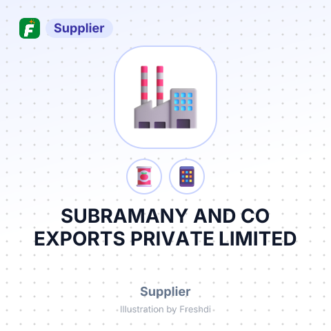 SUBRAMANY AND CO EXPORTS PRIVATE LIMITED – summary card, no photo uploaded yet