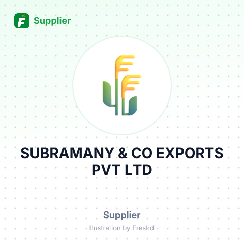 SUBRAMANY & CO EXPORTS PVT LTD – summary card, no photo uploaded yet