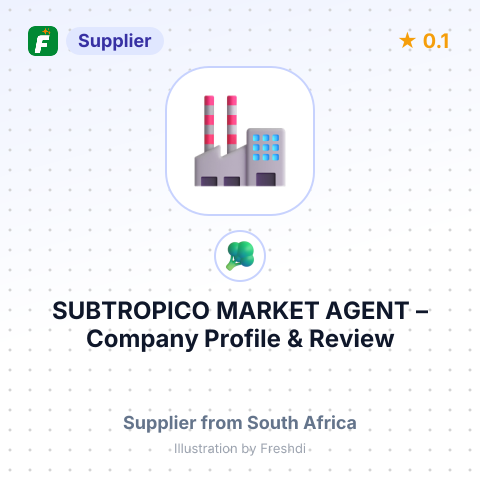 SUBTROPICO MARKET AGENT – summary card, no photo uploaded yet