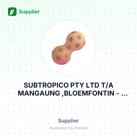 SUBTROPICO PTY LTD T/A MANGAUNG ,BLOEMFONTIN – summary card, no photo uploaded yet